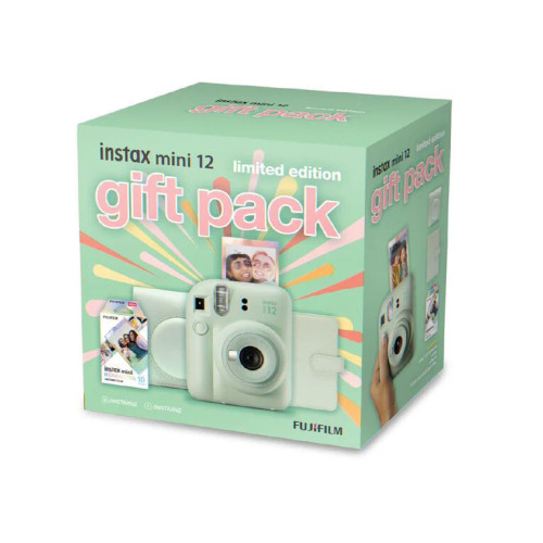 Fujifilm Instax Mini 12 Gift Pack Green Ltd Ed
