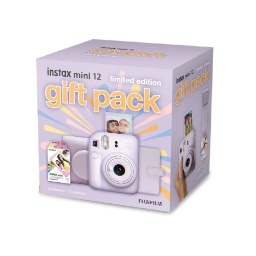 Fujifilm Instax Mini 12 Gift Pack Purple Ltd Ed