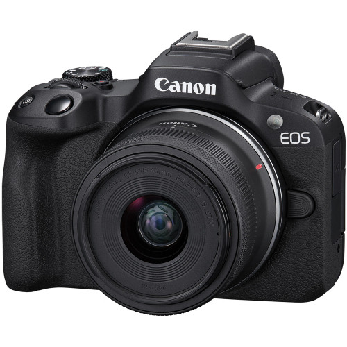 Canon EOS R50 Mirrorless Camera Single Kit with 18-45mm Lens (Black) + CASH BACK