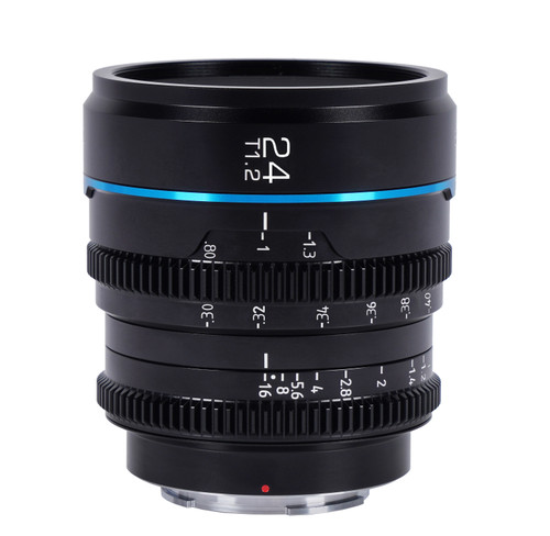 Sirui Nightwalker Series 24mm T1.2 S35 Manual Focus Cine Lens (E Mount, Black)