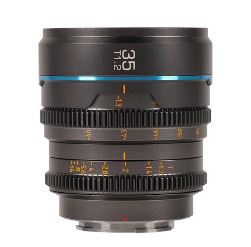 Sirui Nightwalker Series 35mm T1.2 S35 Manual Focus Cine Lens (M4/3 Mount, Gun Metal Gray)