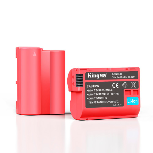 Kingma Nikon En-El15 Battery 2400Mah, Includes A Battery Protective Box