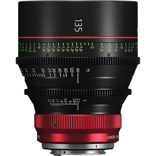 Canon CN-R 135mm T2.2 L F Cinema Prime Lens (Canon RF)