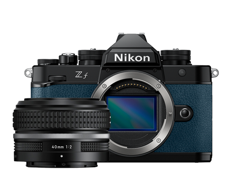 Nikon Z F Indigo Blue With Nikkor Z 40mm F2 Se