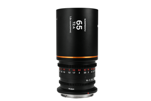 LaowaNanomorph65mmT2.41.5XS35 (Amber) Lens for Canon RF Mount