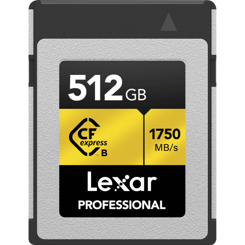 Lexar 512GB Professional CFexpress Type B Card GOLD Series