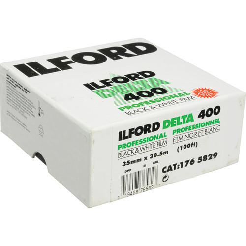 Ilford Delta ISO 400 Professional Black and White Negative Film (35mm 100' Roll Film)