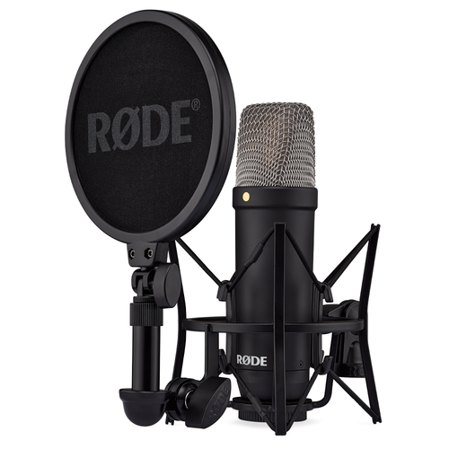 Rode NT1 Signature Large Diaphragm Cardioid Studio Condenser Microphone (Black)