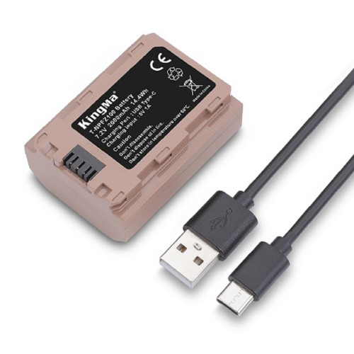 Kingma Sony NP-FZ100 Battery 2000mAh with Type-C USB charging port
