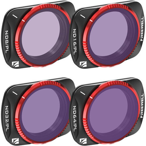 Freewell Bright Day Filter Kit for DJI Osmo Pocket 3 (4-Pack)