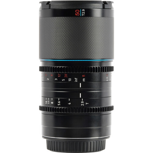 Sirui Saturn 50mm T2.9 1.6x Carbon Fiber Full-frame Anamorphic Z Mount (Blue Flare)