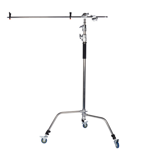Sirui C-Stand with Grip Head, Extension Arm, Sandbag, Wheeled Base and Clip Clamps