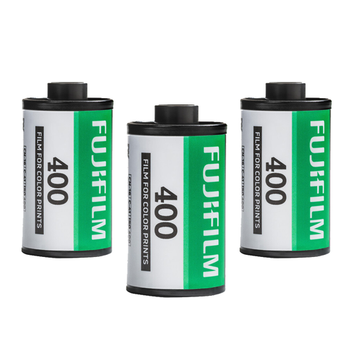 FUJIFILM 400 Color Negative Film (3-Pack, 35mm Roll Film, 36 Exposures)