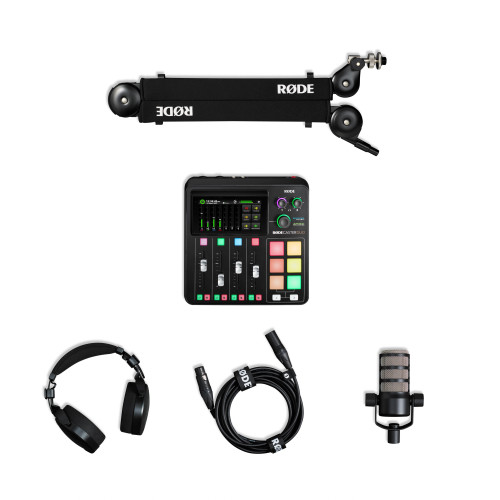 RODE RODECaster Solo Podcasting Bundle + BONUS NTH-101