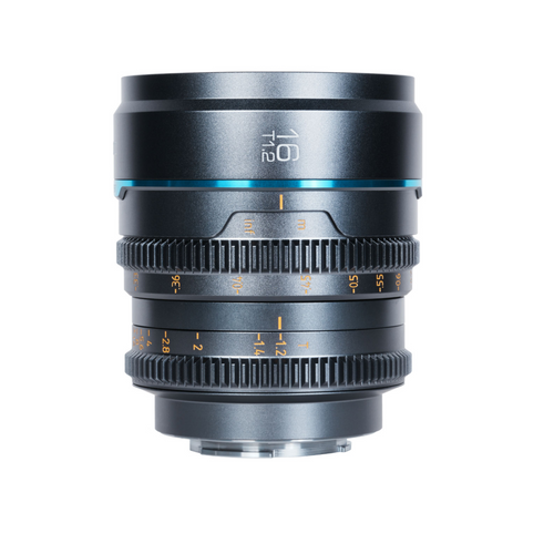 Sirui Nightwalker Series 16mm T1.2 S35 Manual Focus Cine Lens (RF Mount, Gun Metal Gray)