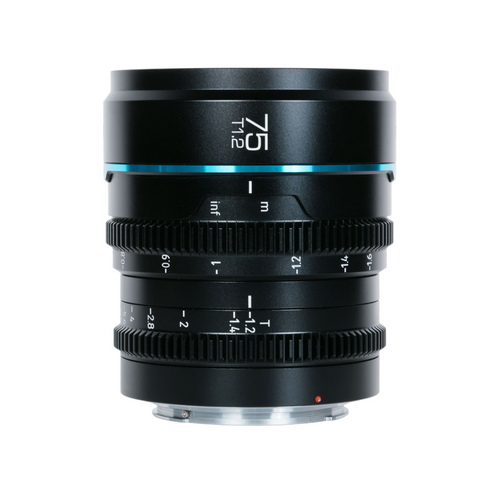 Sirui Nightwalker Series 75mm T1.2 S35 Manual Focus Cine Lens (M4/3 Mount, Black)