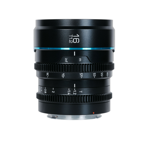 Sirui Nightwalker Series 16mm T1.2 S35 Manual Focus Cine Lens (M4/3 Mount, Black)