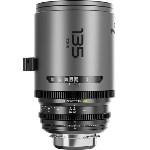 DZOFilm PAVO 135mm T2.5 2x Anamorphic Prime Lens (Blue Flares, PL/EF Mount, Feet)