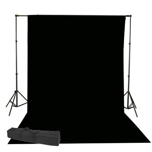 kaol 3x4m black muslin backdrop