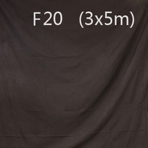 Crushed Muslin Muslin Backdrop 3x5m (Dark Brown)