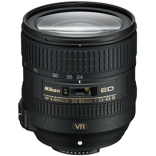 Nikon AF-S 24-85mm F3.5-4.54G ED VR lens