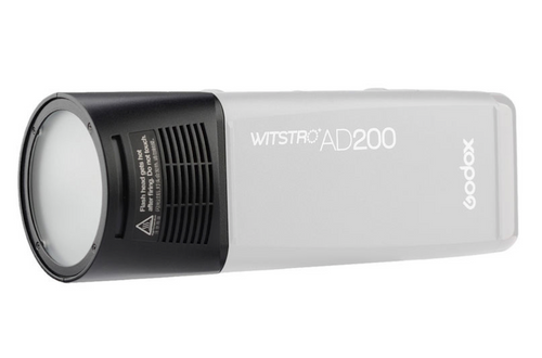 Godox Witstro H200R Round Flash Head for AD200 TTL Pocket Flash