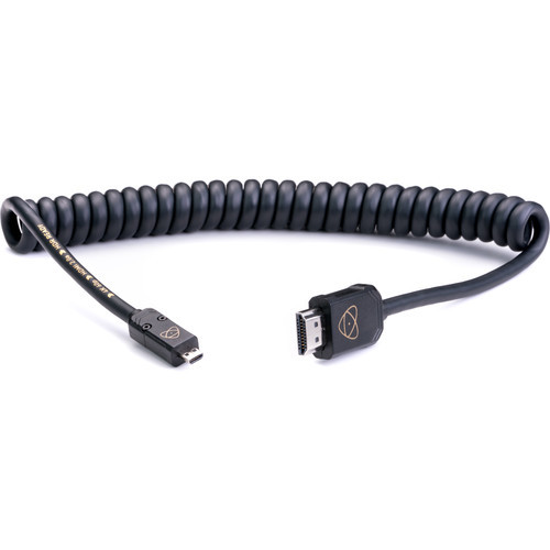 Atomos AtomFLEX Micro HDMI to Full HDMI Coiled Cable (40 to 80cm)