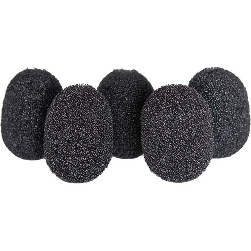 Rycote Lavalier Foam Windscreen 5-Pack (Black)