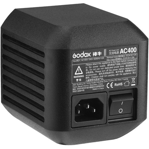 Godox AC Adapter for AD400Pro Witstro Outdoor Flash