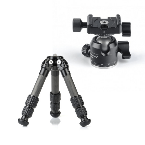 Sunwayfoto Mini Carbon Tripod T1C30N Kit with Ballheads XB-28II