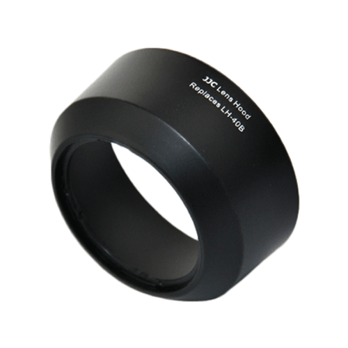 JJC Black Lens Hood for OLYMPUS LH-40B