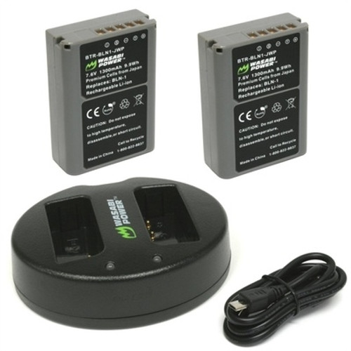 Wasabi Power Battery (2pack) & Double Charger Kit - BLN-3