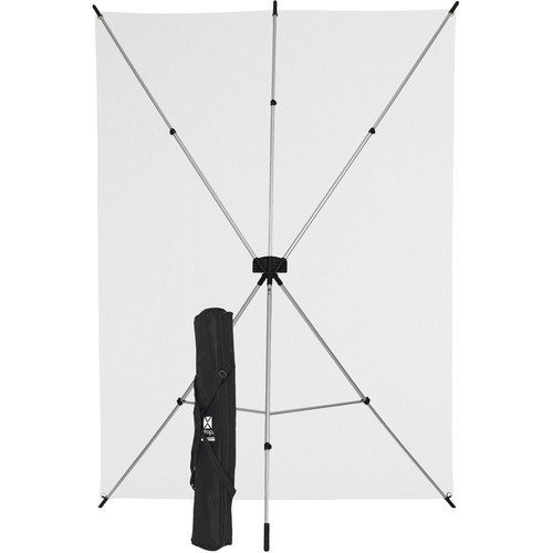 Westcott X-Drop Kit with 5' x 7' White Backdrop (1.5 x 2.1 m)