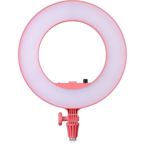 Godox LR180P Small LED Ring Light (Pink)