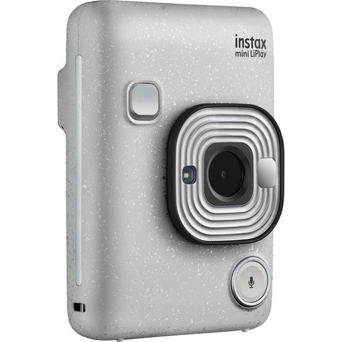 Fujifilm Instax Mini LiPlay Instant Camera - Stone White