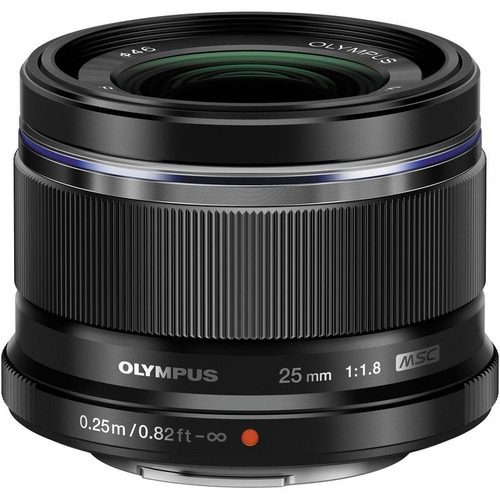 Olympus M.Zuiko Digital 25mm f/1.8 Lens (Black) + Half Price Lens