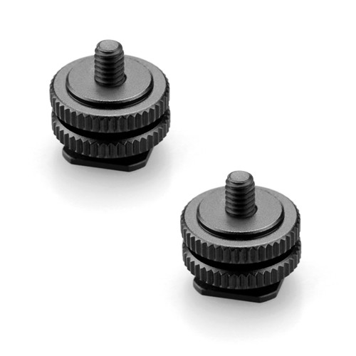 SmallRig Cold Shoe Adapter with 3/8" to 1/4" Thread(2pcs Pack) 1631