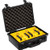 Pelican 1504 Case with Yellow Dividers (Black) Pelican 1504 Case with Yellow Dividers (Black)