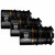 Laowa Nanomorph S35 Prime 3-Lens Bundle (27mm, 35mm, 50mm) (Amber) (Cine) L Mount