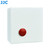 JJC Threaded & Convex Surface Soft Release Button - Dark Red (Size 10mm)