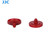 JJC Threaded & Concave Surface Soft Release Button - Dark Red (Size 11mm)