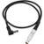 Kondor Blue Right Angle DC Male to LEMO 2 Pin 0B Male Coiled Power Cable for ARRI - Teradek