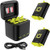 Telesin 3-Slot Charger Box AND 2PCS Battery Kit Set For GoPro Hero12/11/10/9