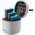 Telesin Allin Box 3-Slot Charger Box For GoPro Hero12/11/10/9 Battery