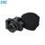 JJC Black Mirrorless and Compact Camera Pouch fits Nikon Z50 with 16-50mm lens with Nikon HN-40/JJC LH-HN40 attached