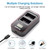 Kingma Panasonic Dmw-Blc12 Lcd Dual Usb Charger