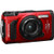 Om System TG-7 Tough Digital Camera Red + VISA Card