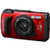 Om System TG-7 Tough Digital Camera Red + VISA Card