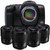 Blackmagic Design Cinema Camera 6K with 4 Prime Lenses Kit