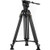 Tilta 75mm Cine Fluid Head with 2-Stage One Touch Carbon Fiber Tripod Legs (12KG, Space Gray)